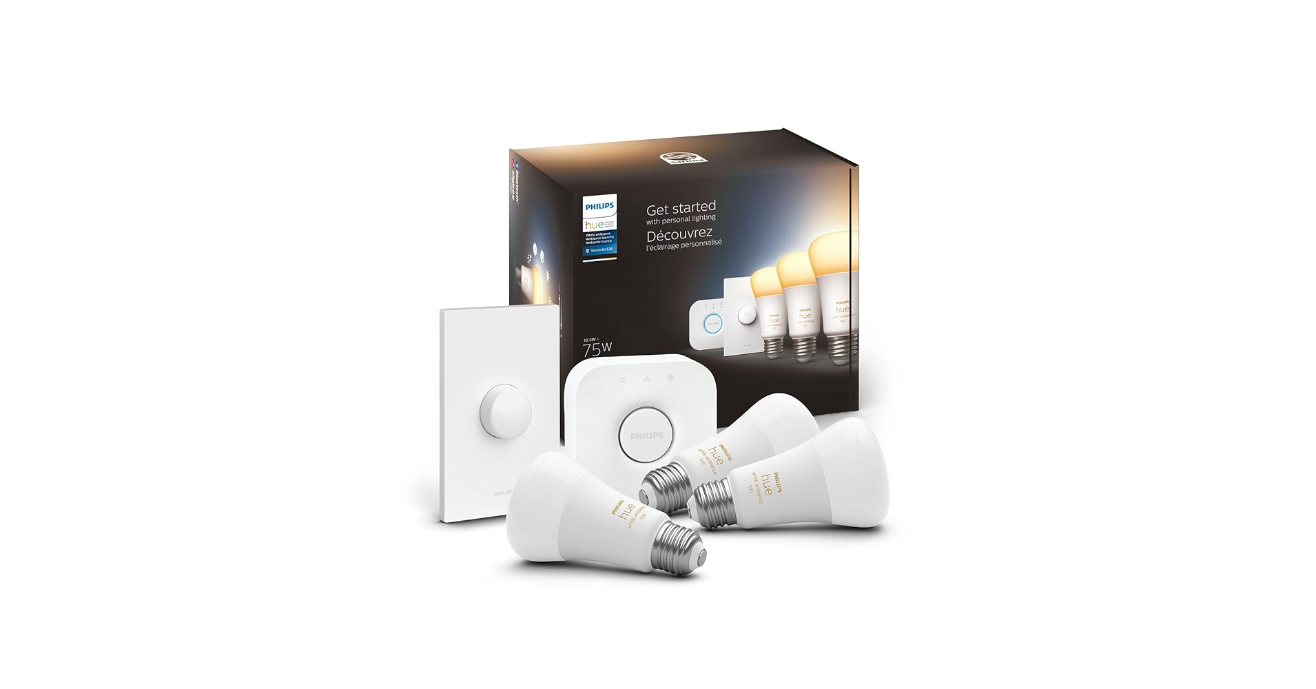 Philips Hue White Ambiance Base Lumen (60W) Smart Button